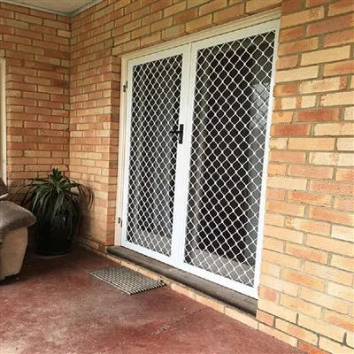 Portas de tela de segurança de aço inoxidável